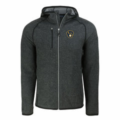 Milwaukee Brewers Cutter & Buck Mainsail Full-Zip Hooded Jacket - MLB