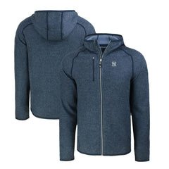 New York Yankees Cutter & Buck Mainsail Full-Zip Hooded Jacket - MLB