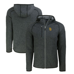 San Diego Padres Cutter & Buck Mainsail Full-Zip Hooded Jacket - MLB