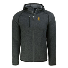 San Diego Padres Cutter & Buck Mainsail Full-Zip Hooded Jacket - MLB