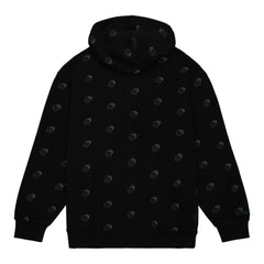 Dallas Mavericks Hardwood Classics Allover Print Pullover Hoodie Black - NBA