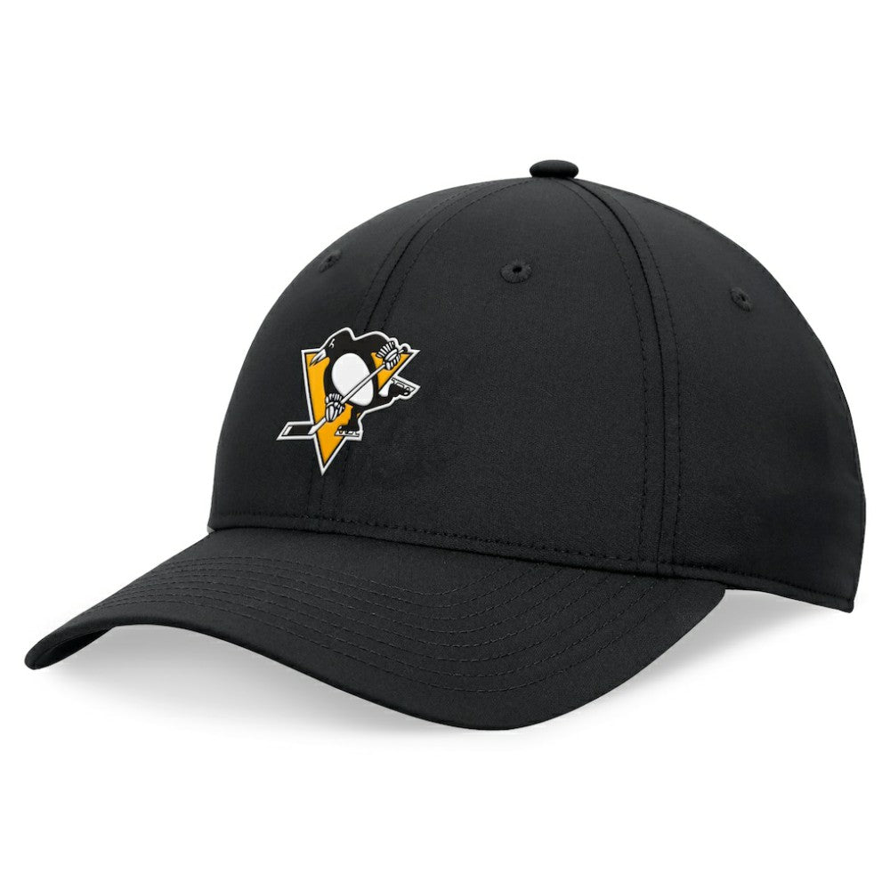 Pittsburgh Penguins Fanatics Front Office Ripstop Adjustable Hat - Black - NHL