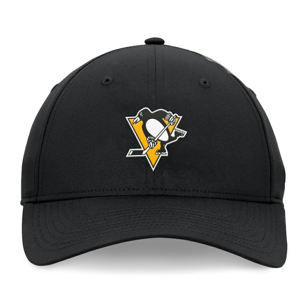 Pittsburgh Penguins Fanatics Front Office Ripstop Adjustable Hat - Black - NHL