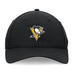 Pittsburgh Penguins Fanatics Front Office Ripstop Adjustable Hat - Black - NHL