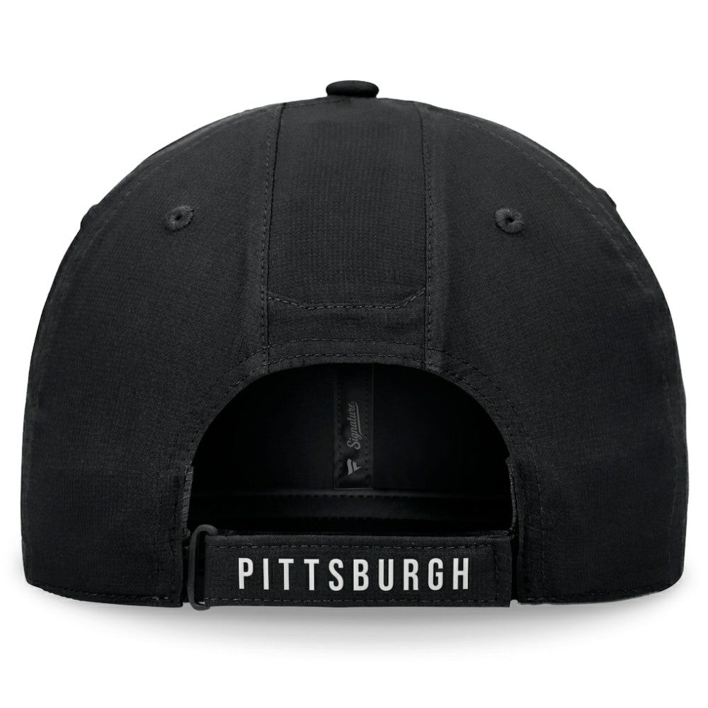 Pittsburgh Penguins Fanatics Front Office Ripstop Adjustable Hat - Black - NHL