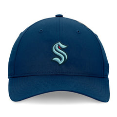 Seattle Kraken Fanatics Front Office Ripstop Adjustable Hat - Deep Sea Blue - NHL