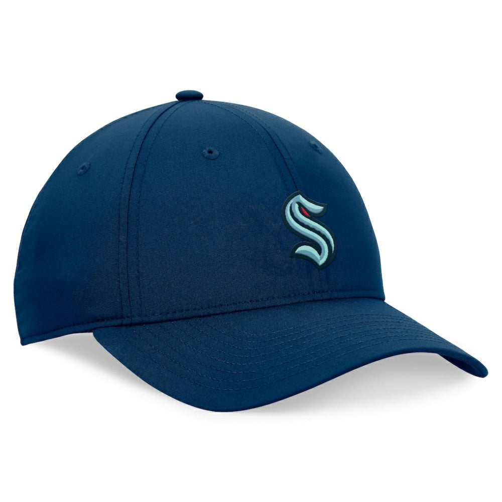Seattle Kraken Fanatics Front Office Ripstop Adjustable Hat - Deep Sea Blue - NHL