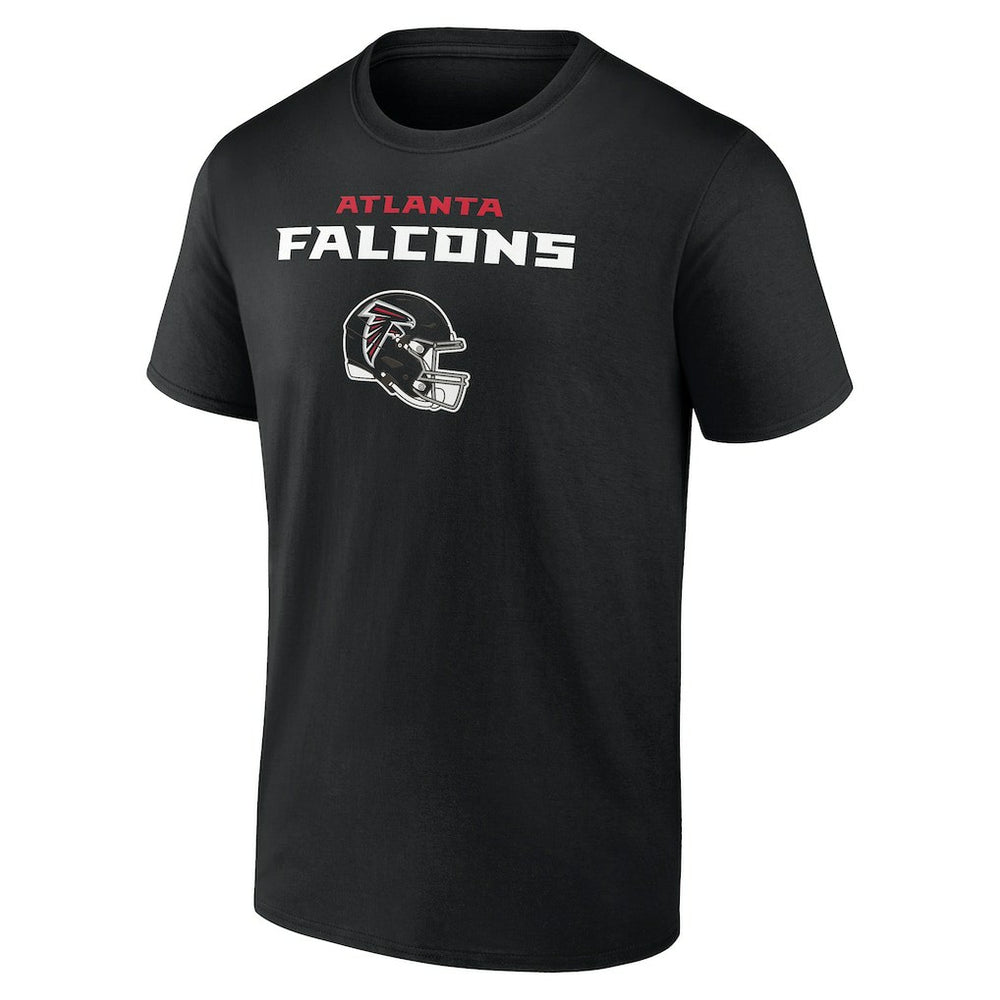 Bijan Robinson Atlanta Falcons Team Wordmark Name & Number T-Shirt Black | NFL