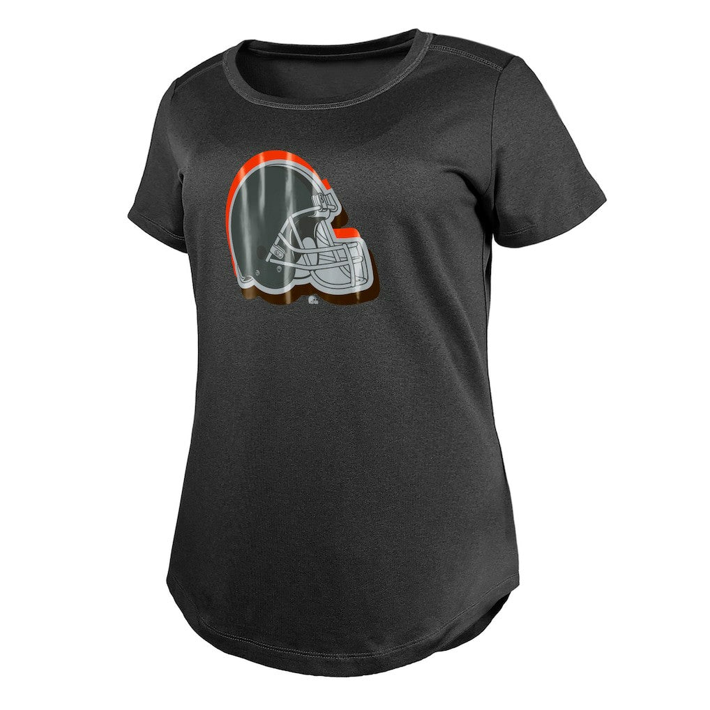 Cleveland Browns New Era Women's 2024 NFL Draft T-Shirt Charcoal | NFL
