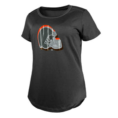 Cleveland Browns New Era Women's 2024 NFL Draft T-Shirt Charcoal | NFL
