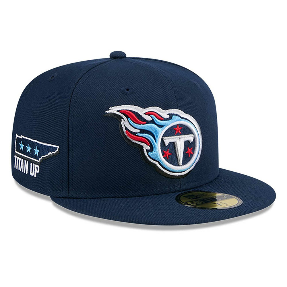 Tennessee Titans New Era 2024 NFL Draft 59FIFTY Fitted Hat Navy | NFL