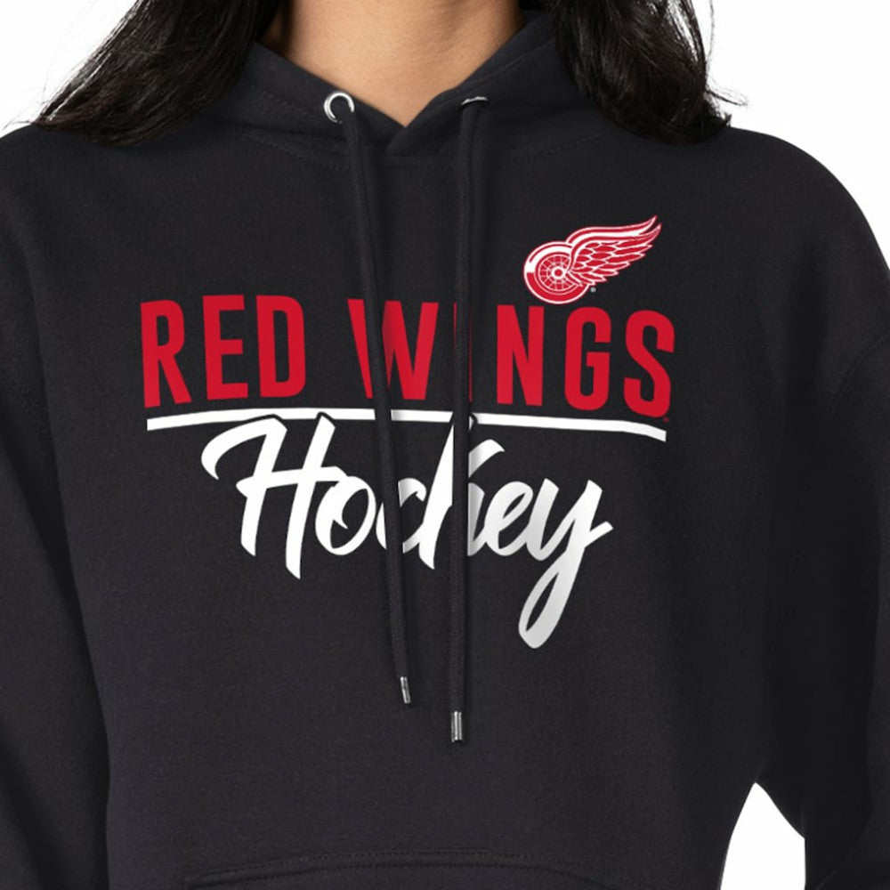 Detroit Red Wings G-III 4Her by Carl Banks Women's Team Sport Tri-Blend Fleece Hoodie - Black - NHL