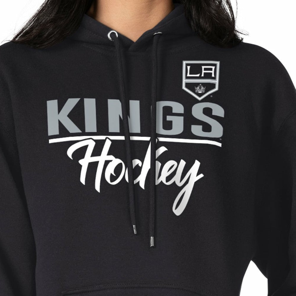Los Angeles Kings G-III 4Her by Carl Banks Women's Team Sport Tri-Blend Fleece Hoodie - Black - NHL
