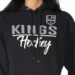 Los Angeles Kings G-III 4Her by Carl Banks Women's Team Sport Tri-Blend Fleece Hoodie - Black - NHL