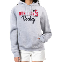 Carolina Hurricanes G-III 4Her by Carl Banks Women's Team Sport Tri-Blend Fleece Hoodie - Heather Gray - NHL