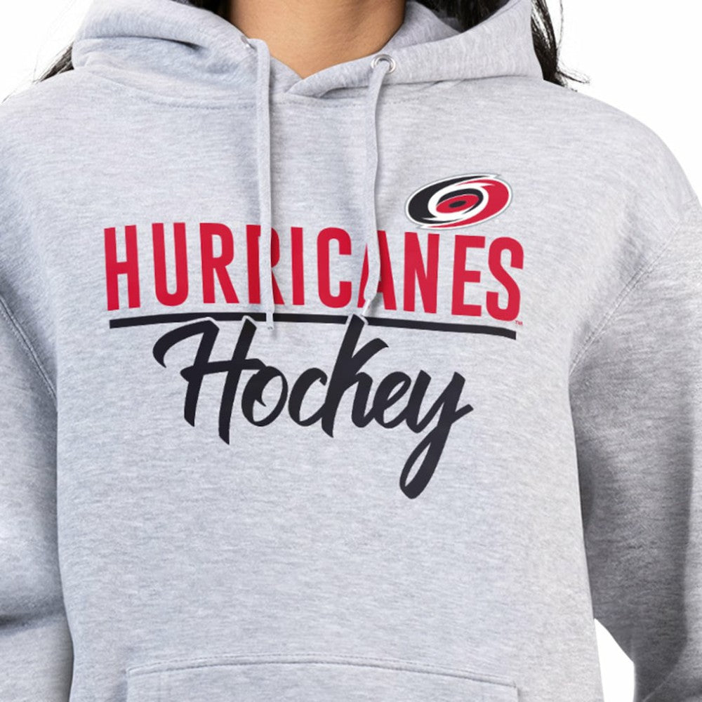 Carolina Hurricanes G-III 4Her by Carl Banks Women's Team Sport Tri-Blend Fleece Hoodie - Heather Gray - NHL
