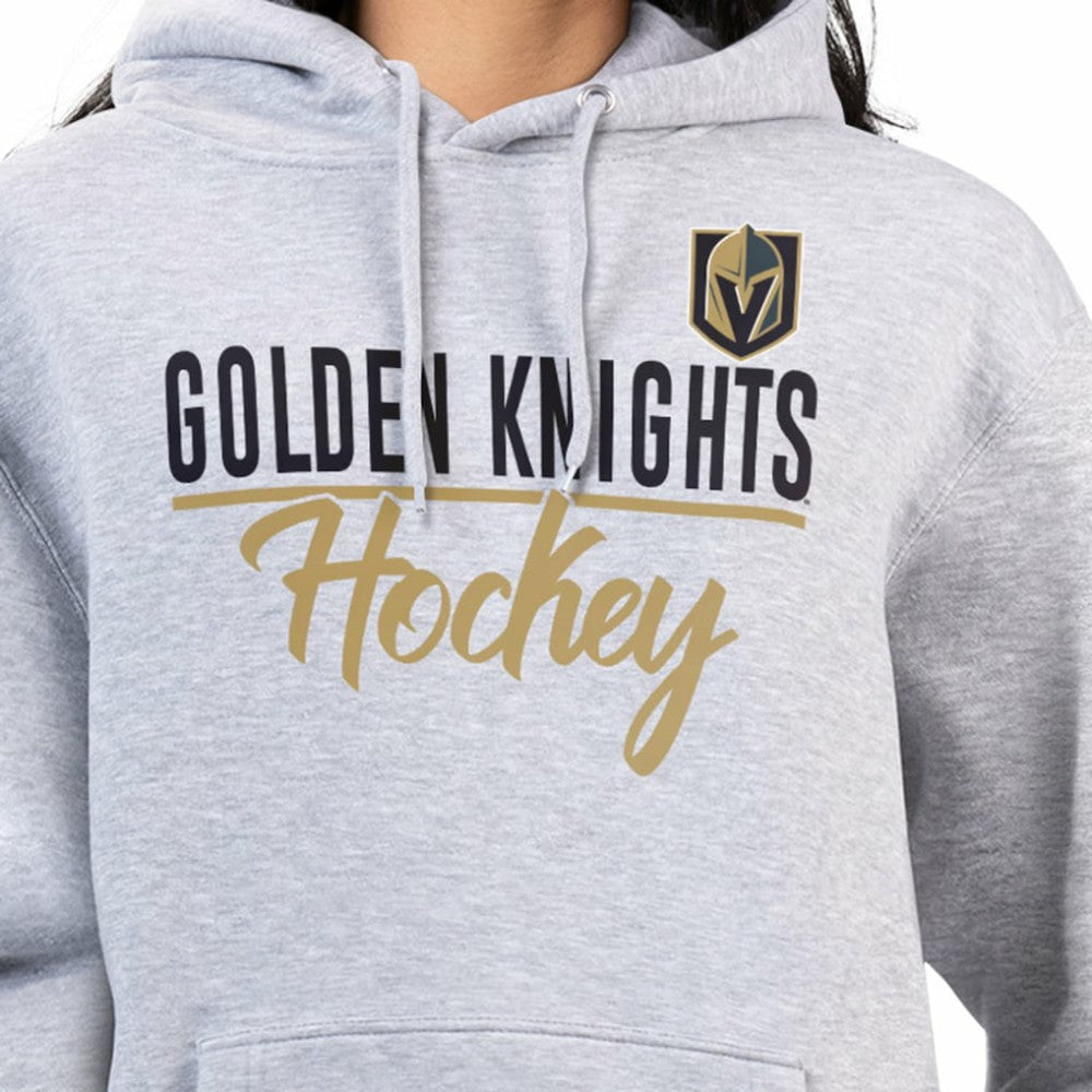 Vegas Golden Knights G-III 4Her by Carl Banks Women's Team Sport Tri-Blend Fleece Hoodie - Heather Gray - NHL
