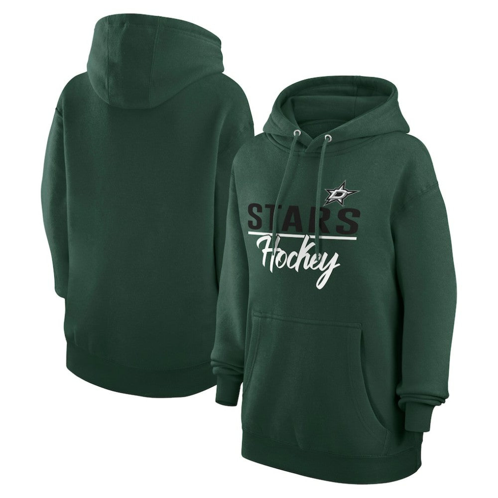 Dallas Stars G-III 4Her by Carl Banks Women's Team Sport Tri-Blend Fleece Hoodie - Green - NHL
