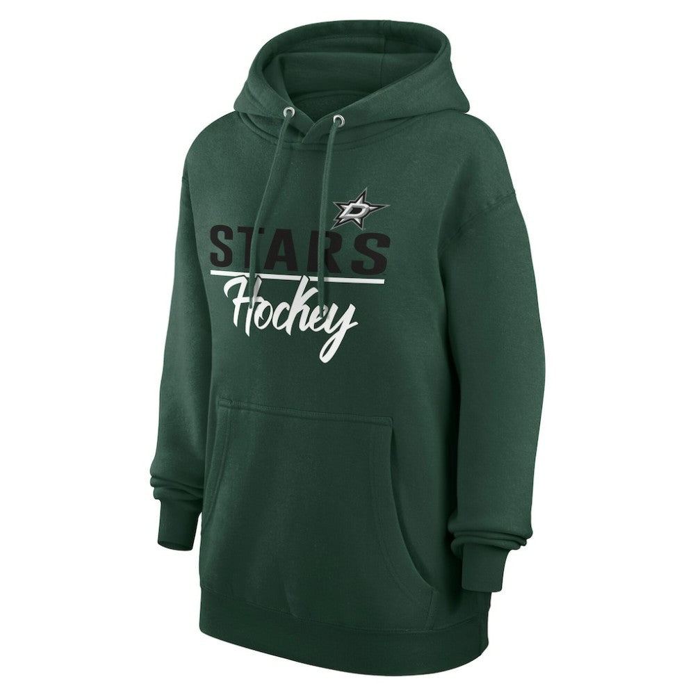 Dallas Stars G-III 4Her by Carl Banks Women's Team Sport Tri-Blend Fleece Hoodie - Green - NHL