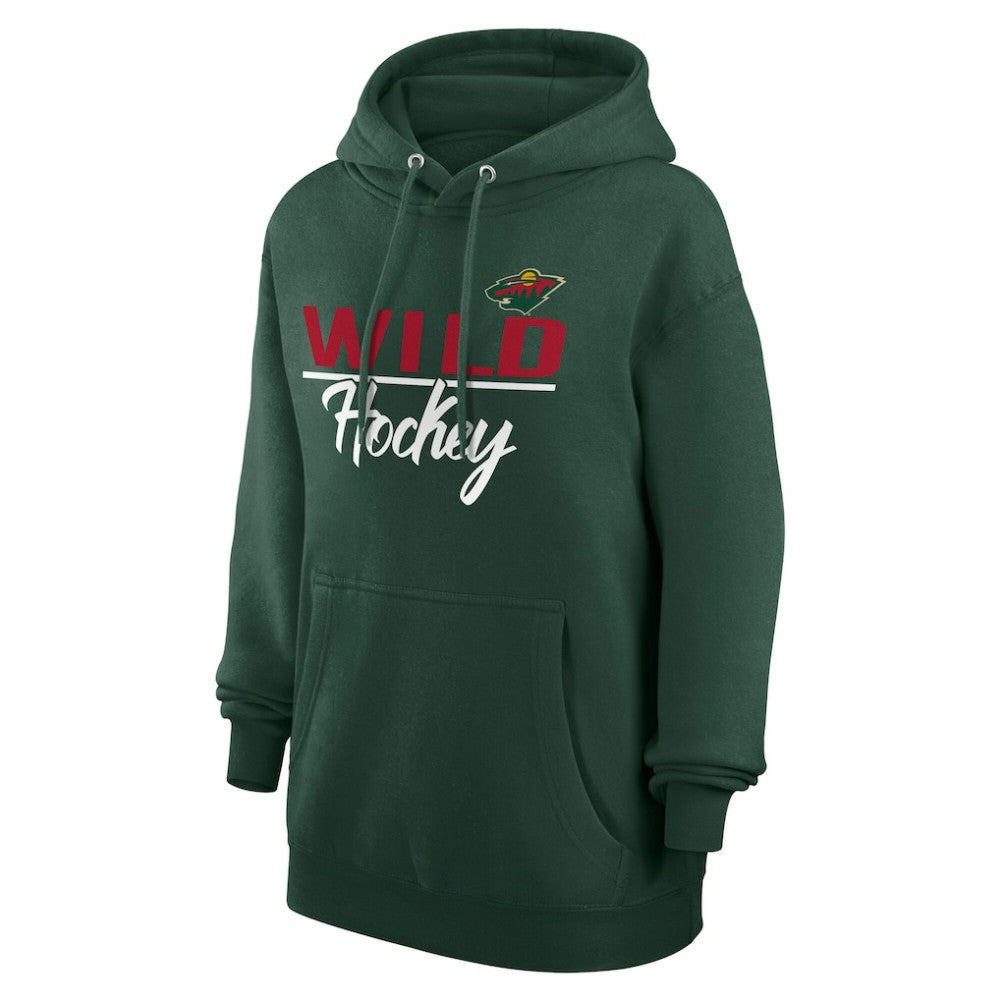 Minnesota Wild G-III 4Her by Carl Banks Women's Team Sport Tri-Blend Fleece Hoodie - Green - NHL