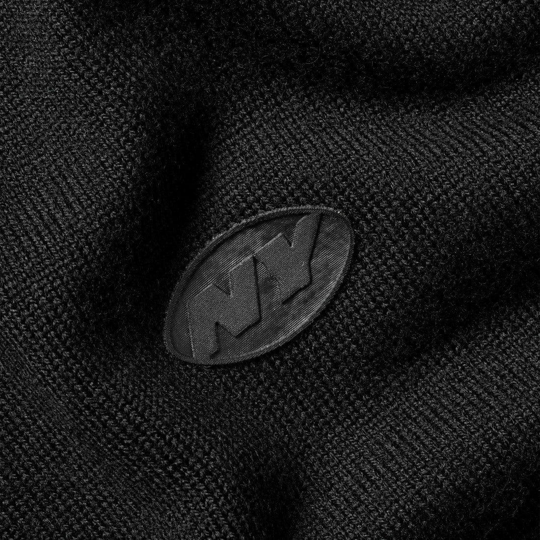 New York Jets Charles Tyrwhitt Merino Full-Zip Sweater Black | NFL