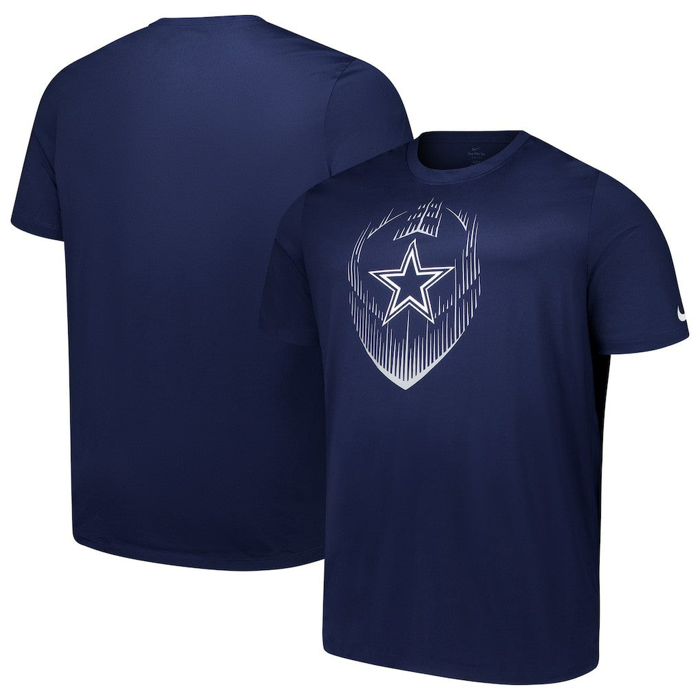 Dallas Cowboys Big & Tall Blitz Legend Icon T-Shirt Navy | Nike for Sale