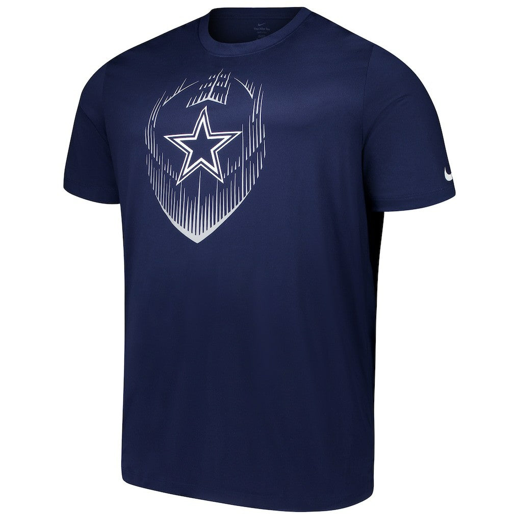 Dallas Cowboys Big & Tall Blitz Legend Icon T-Shirt Navy | Nike for Sale