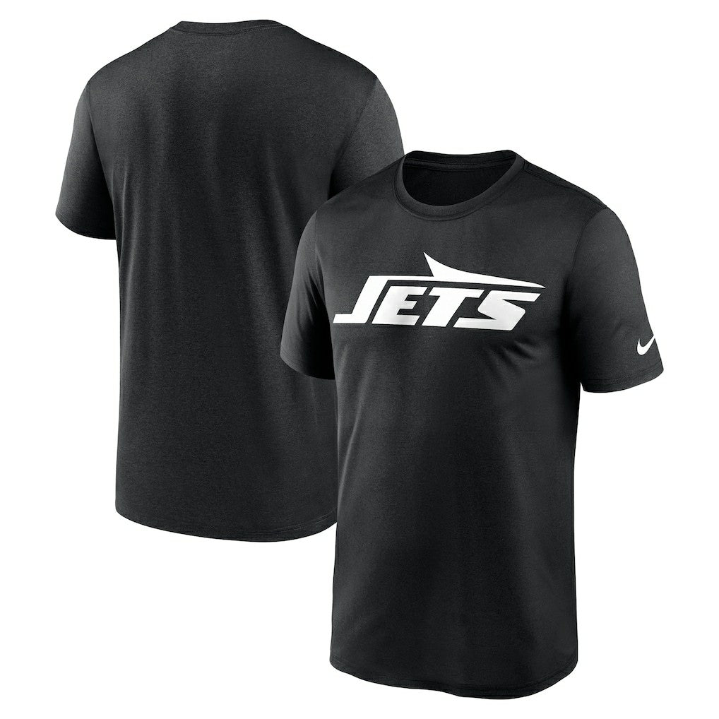 New York Jets Primetime Legend Logo Performance T-Shirt Black | Nike for Sale