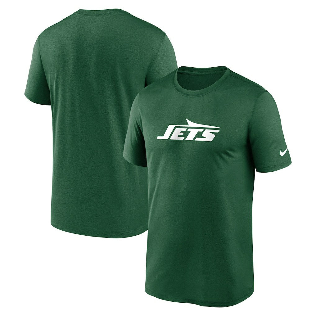 New York Jets Primetime Legend Logo Performance T-Shirt Green | Nike for Sale