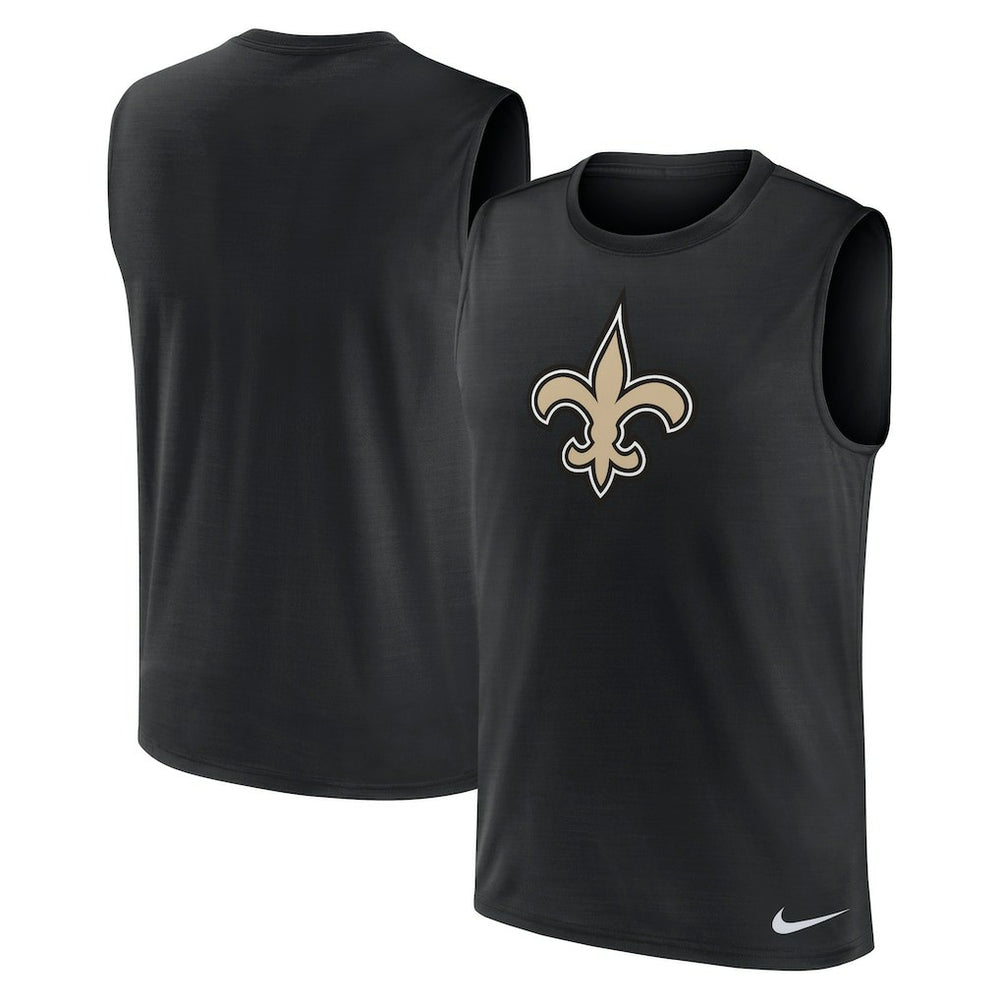 New Orleans Saints Blitz Legend Dri-FIT Muscle Tank Top Black | Nike for Sale