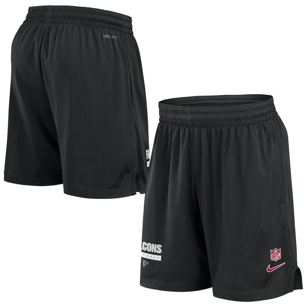Atlanta Falcons 2024 Sideline Performance Mesh Shorts Black | Nike for Sale