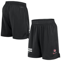 Atlanta Falcons 2024 Sideline Performance Mesh Shorts Black | Nike for Sale