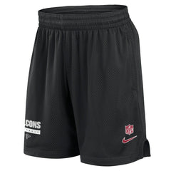 Atlanta Falcons 2024 Sideline Performance Mesh Shorts Black | Nike for Sale
