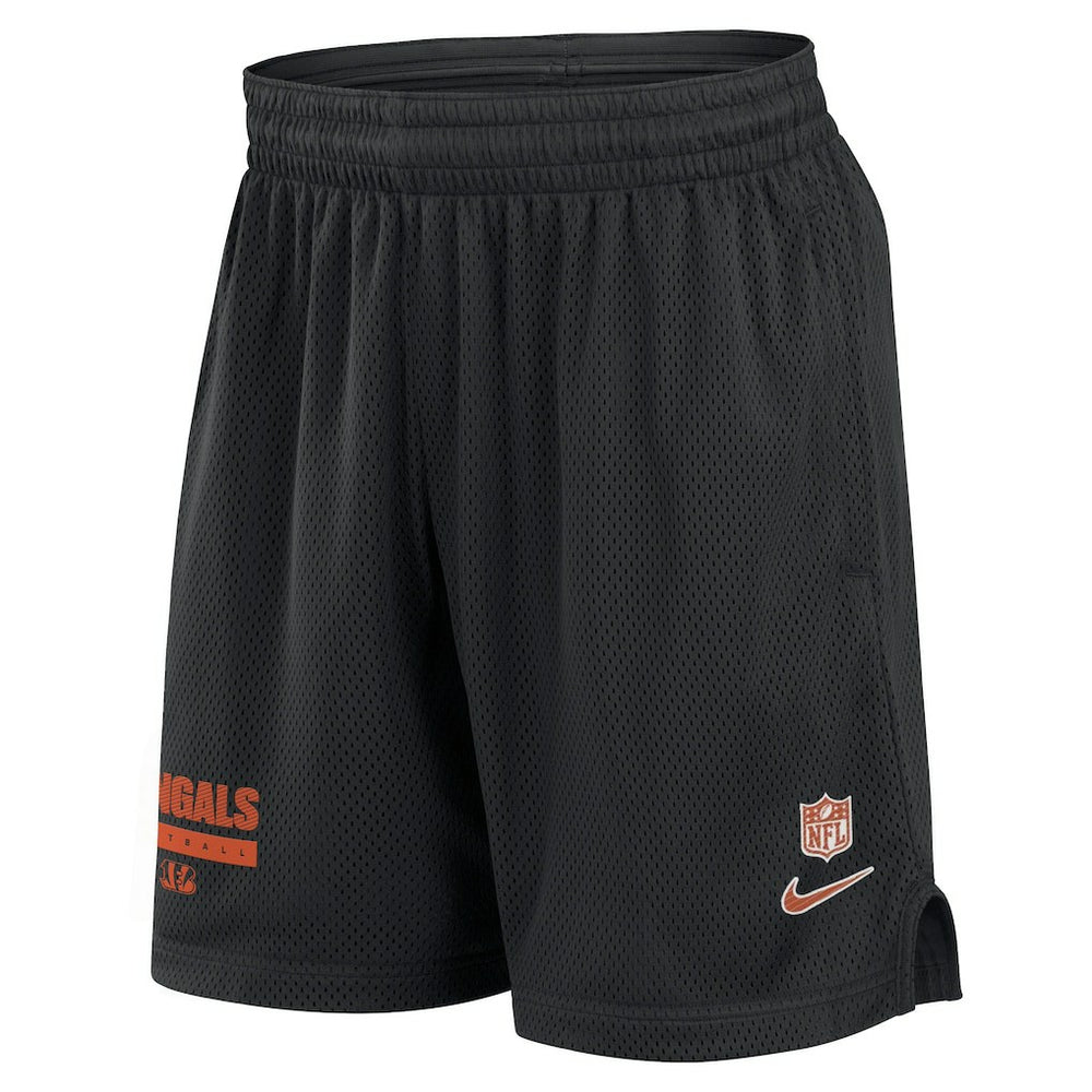 Cincinnati Bengals 2024 Sideline Performance Mesh Shorts Black | Nike for Sale