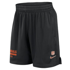 Cincinnati Bengals 2024 Sideline Performance Mesh Shorts Black | Nike for Sale