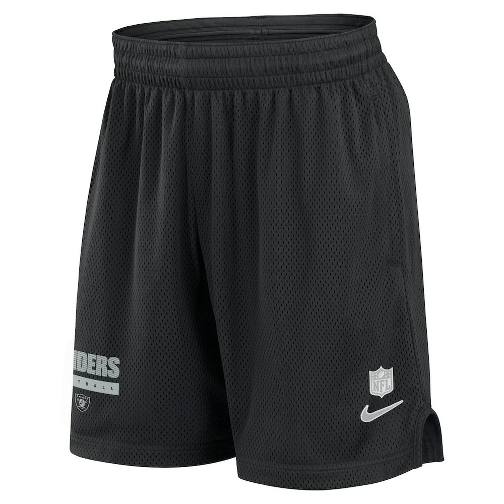 Las Vegas Raiders 2024 Sideline Performance Mesh Shorts Black | Nike for Sale