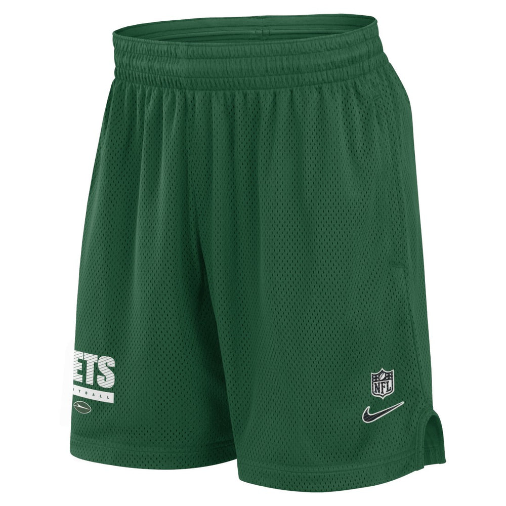 New York Jets 2024 Sideline Performance Mesh Shorts Green | Nike for Sale