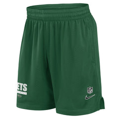 New York Jets 2024 Sideline Performance Mesh Shorts Green | Nike for Sale