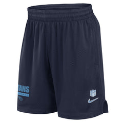 Tennessee Titans 2024 Sideline Performance Mesh Shorts Navy | Nike for Sale