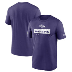 Baltimore Ravens Sideline Legend Performance T-Shirt Purple | Nike for Sale