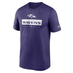 Baltimore Ravens Sideline Legend Performance T-Shirt Purple | Nike for Sale