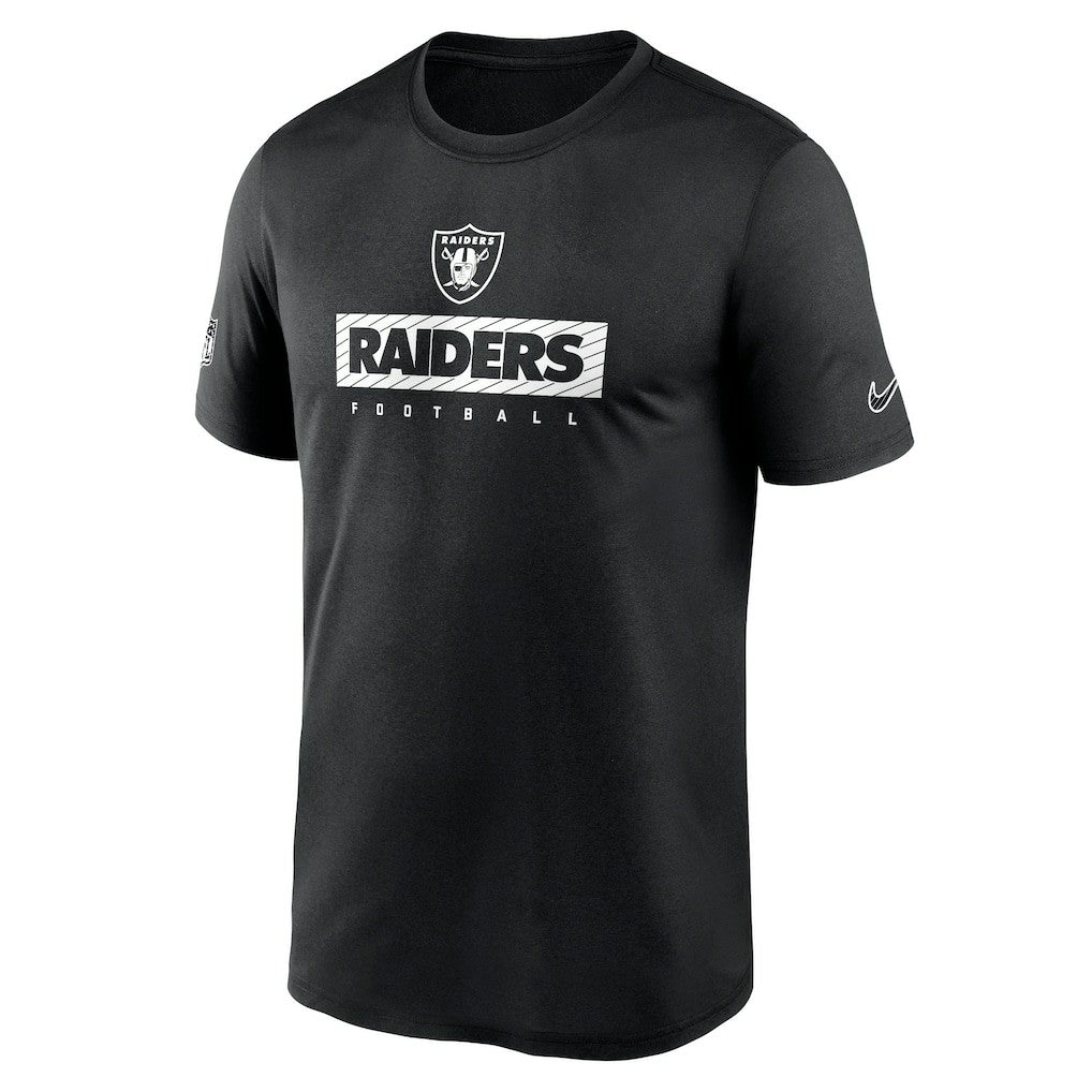 Las Vegas Raiders Sideline Legend Performance T-Shirt Black | Nike for Sale