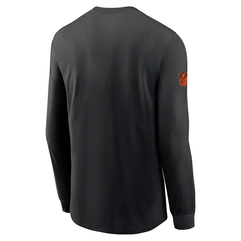 Cincinnati Bengals Sideline Dri-FIT Long Sleeve T-Shirt Black | Nike for Sale