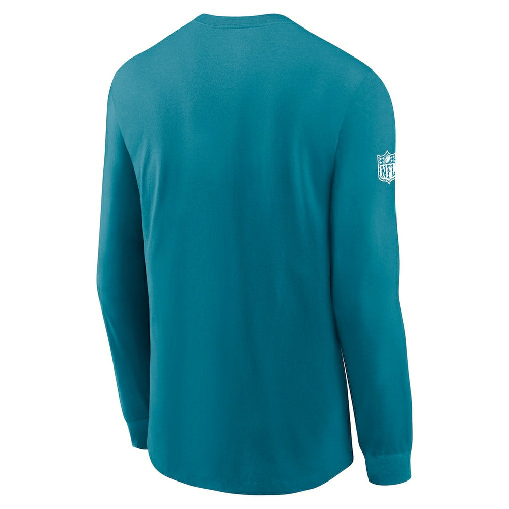 Jacksonville Jaguars Sideline Dri-FIT Long Sleeve T-Shirt Teal | Nike for Sale