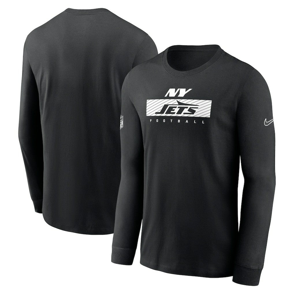 New York Jets Sideline Dri-FIT Long Sleeve T-Shirt Black | Nike for Sale