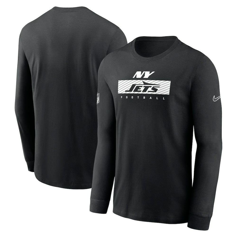 New York Jets Sideline Dri-FIT Long Sleeve T-Shirt Black | Nike for Sale