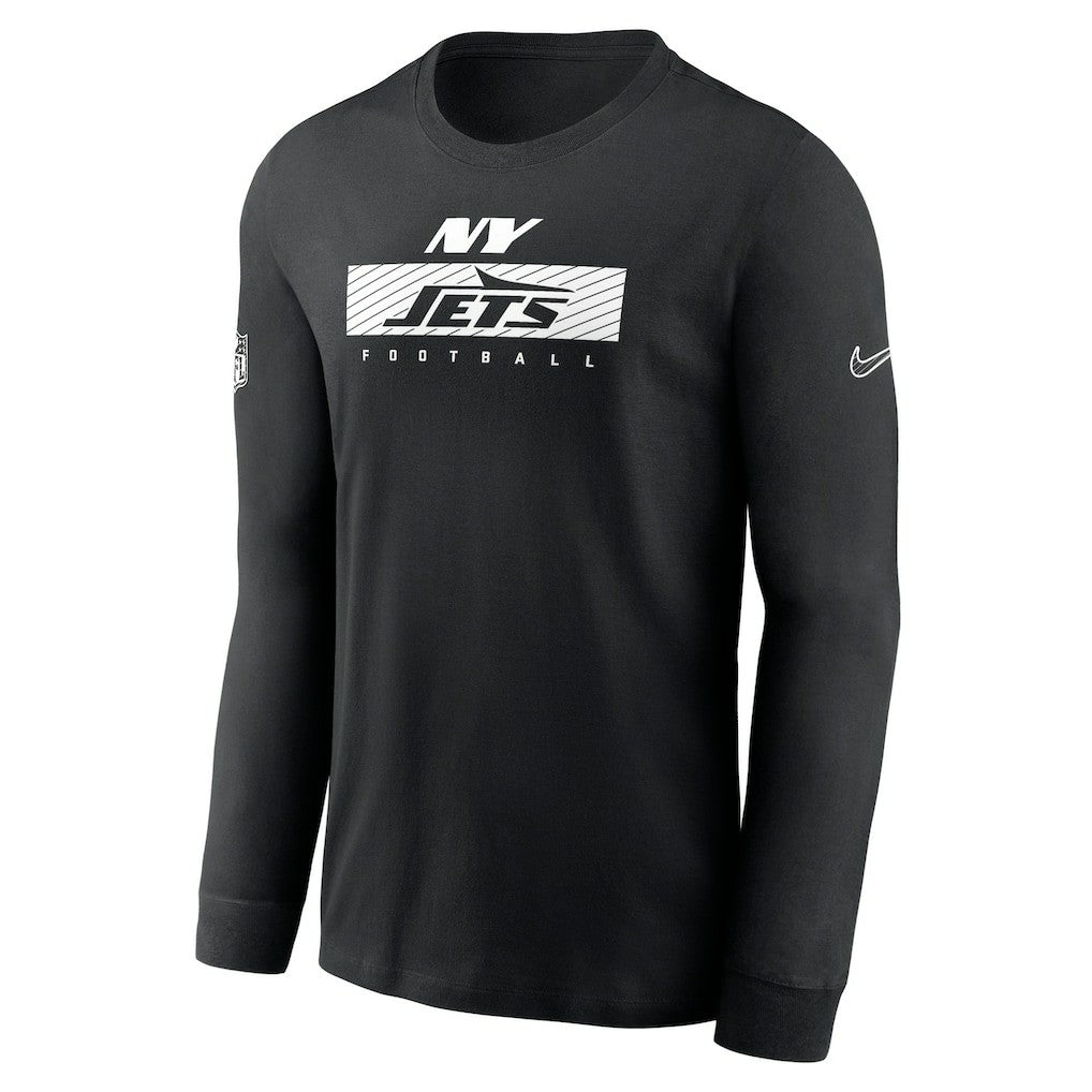 New York Jets Sideline Dri-FIT Long Sleeve T-Shirt Black | Nike for Sale