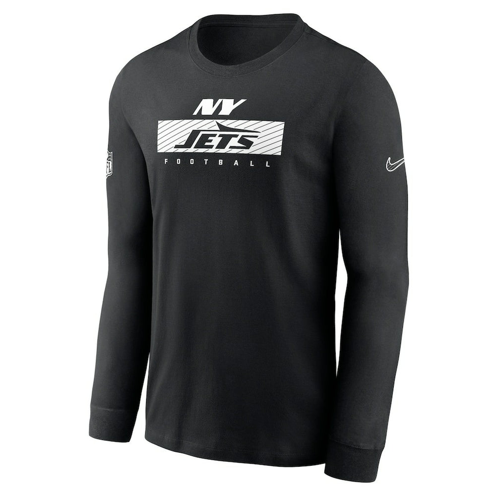 New York Jets Sideline Dri-FIT Long Sleeve T-Shirt Black | Nike for Sale