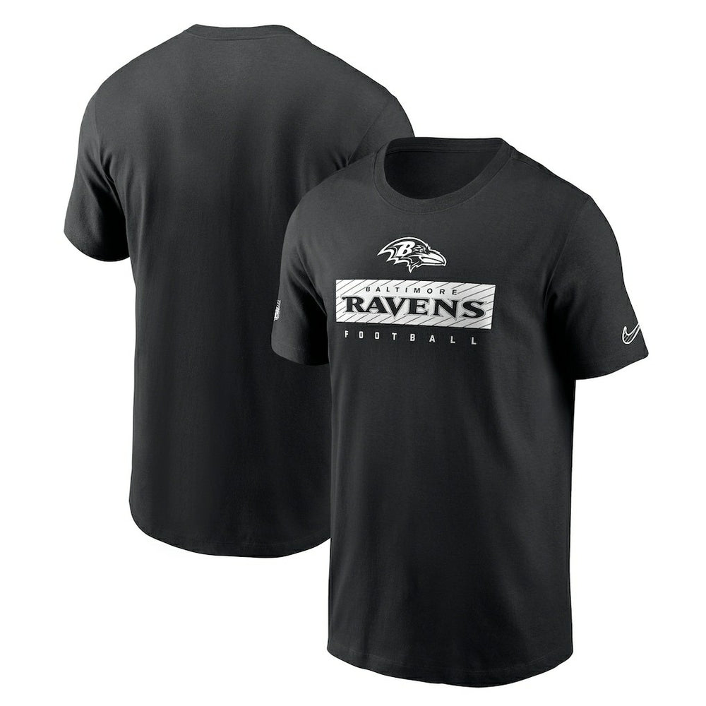 Baltimore Ravens Sideline Performance T-Shirt Black | Nike for Sale