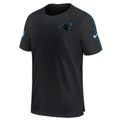 Carolina Panthers 2024 Sideline Coach UV Performance T-Shirt Black | Nike for Sale